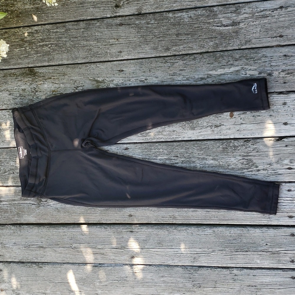 L.L.Bean Pirmaloft ThermaStretch Fleece Tights, Small Regular, Black